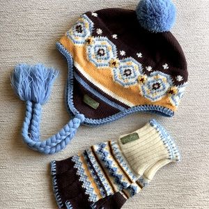 Rip Curl Girl’s Matching Beanie and Gloves